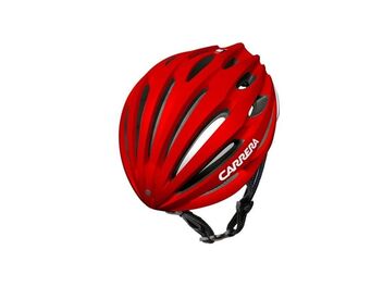 Přilba Carrera Nitro red white shiny