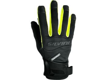 Softshellové rukavice unisex Silvini FUSARO UA745 black-neon