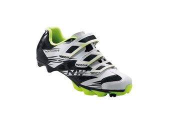 Tretry NW Katana 2 dámské MTB white/black/yellow fluo